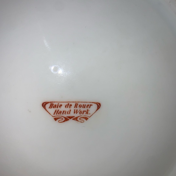 Antique J&C Bavaria Hand Painted Porcelain Plate 9.5” - Picture 7 of 7